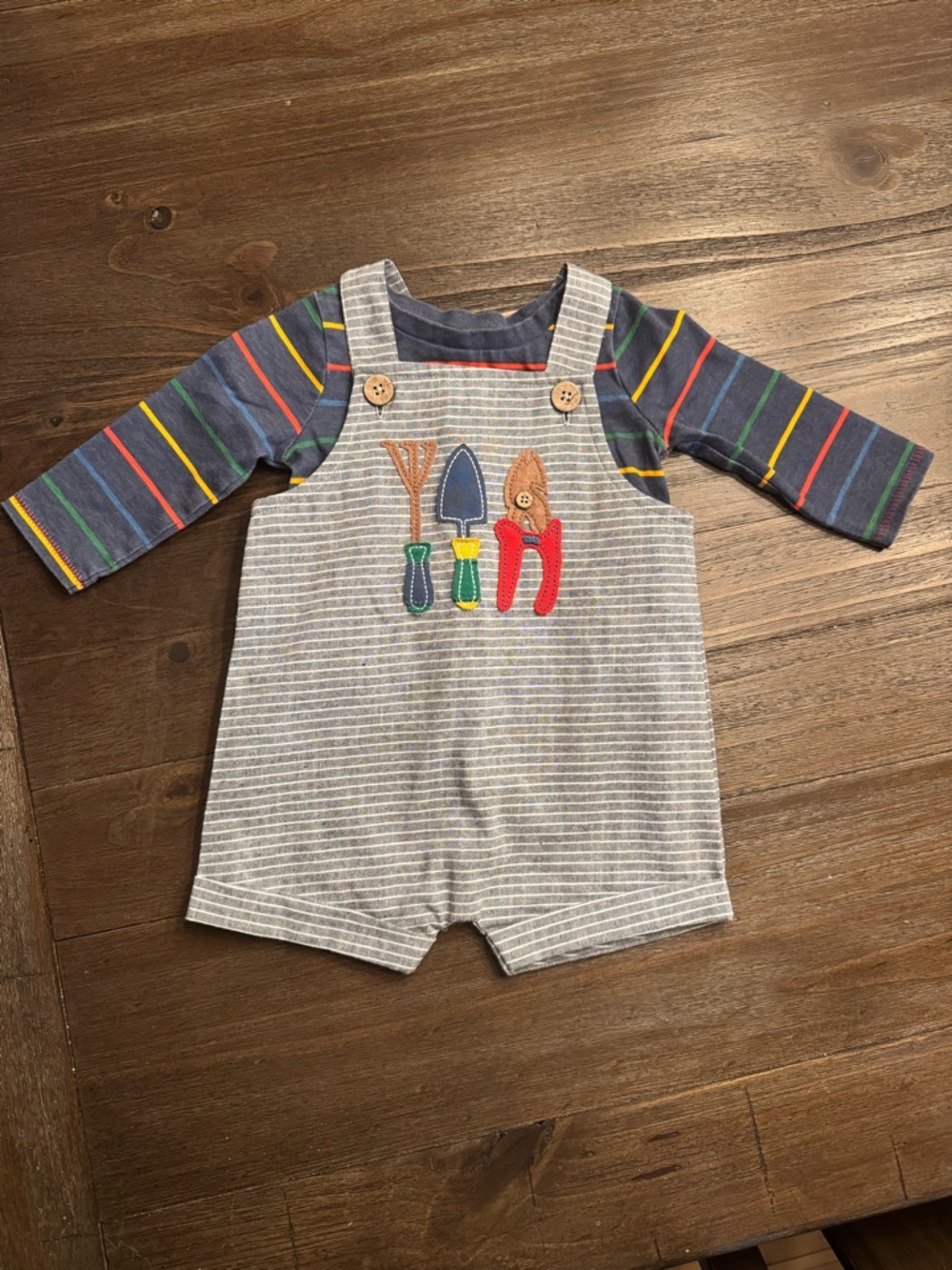 Mud Pie Short Overalls